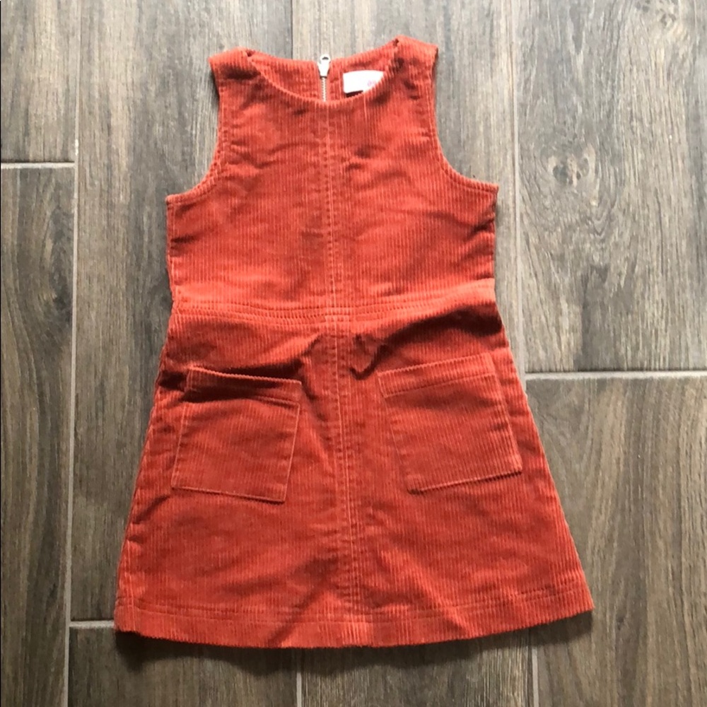 Corduroy red dress 3T/ 4T new